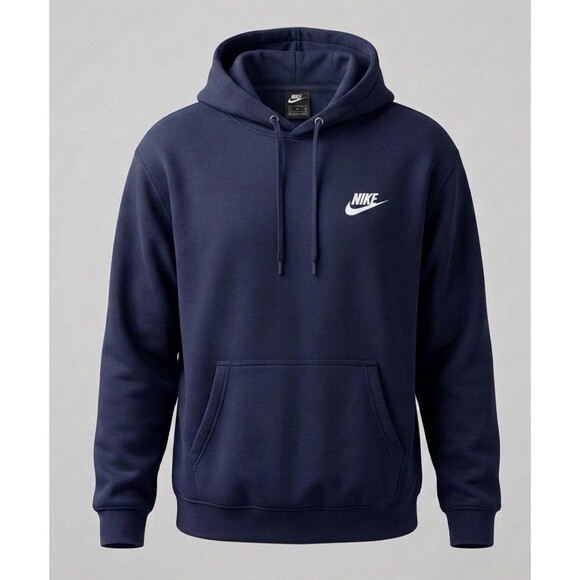 Nike Other - Nike Men's 3XL Navy Blue Hoodie Sweatshirt Kangaroo Pocket Pullover
